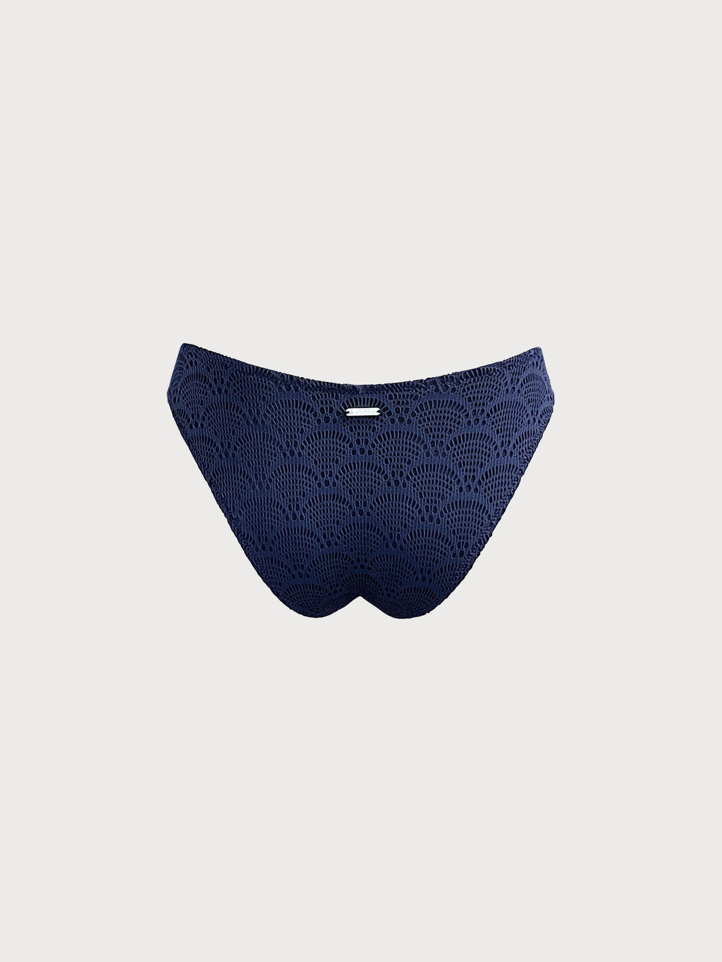 Şık Mavi Kroşe Bikini Altı - Yaz Plaj Modası