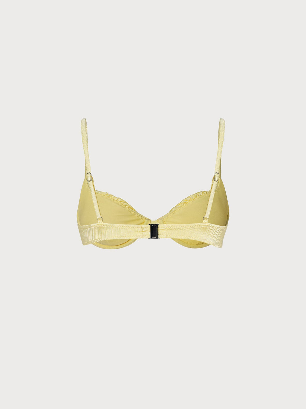 Yüksek Kalite Sarı Plise Bikini Üstü - Şık ve Rahat