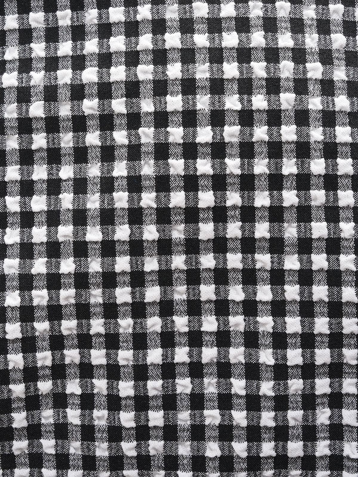Kadın Büyük Beden Siyah Gingham Fiyonk Bikini Üstü