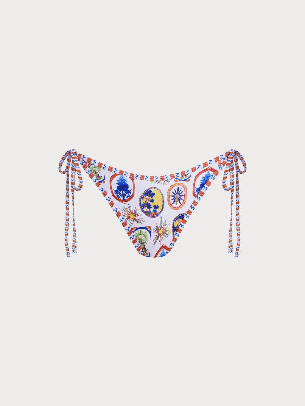 Okyanus Desenli Çoklu Baskı Bikini Altı
