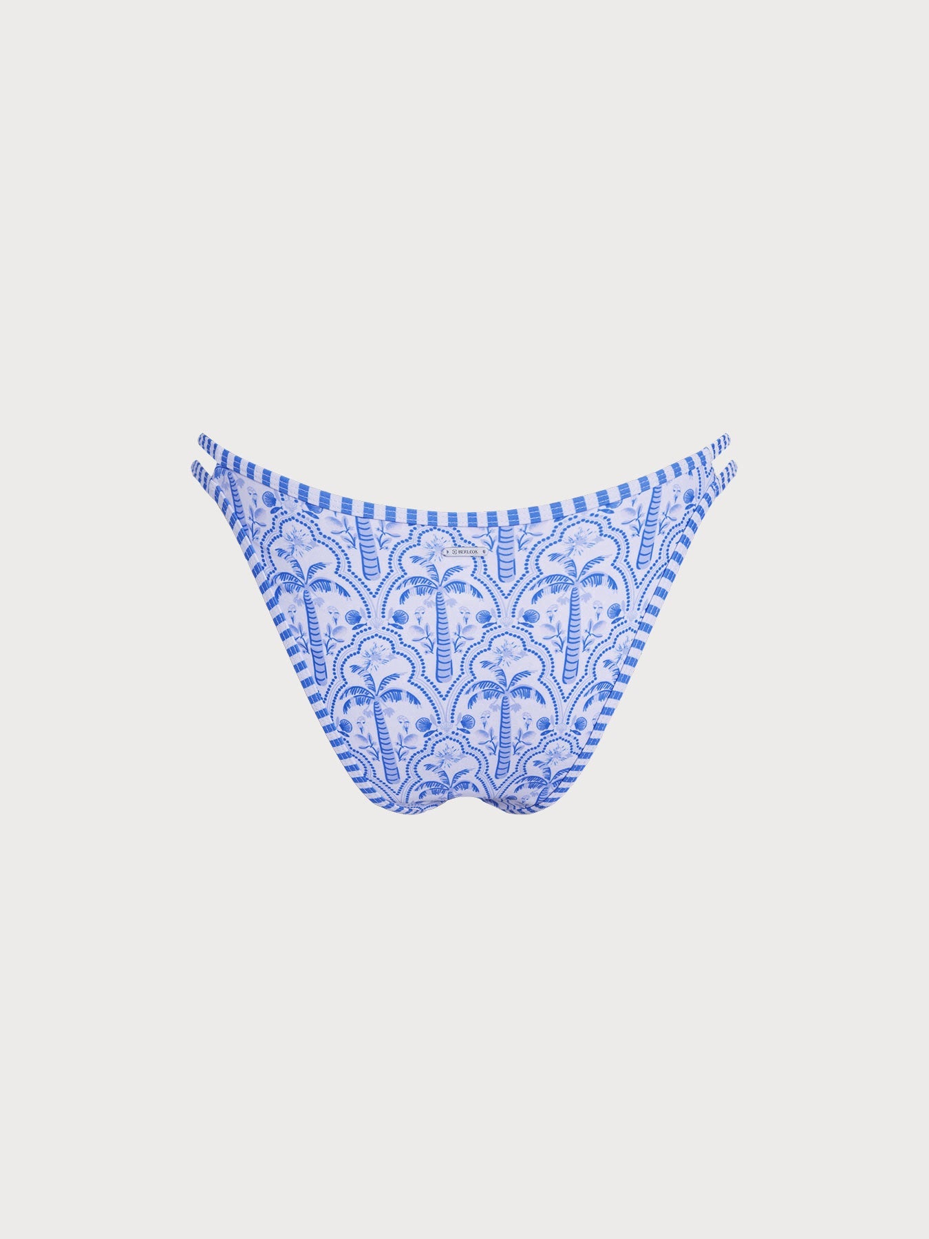 Şık Mavi Desenli Bikini Altı - Yaz Modası