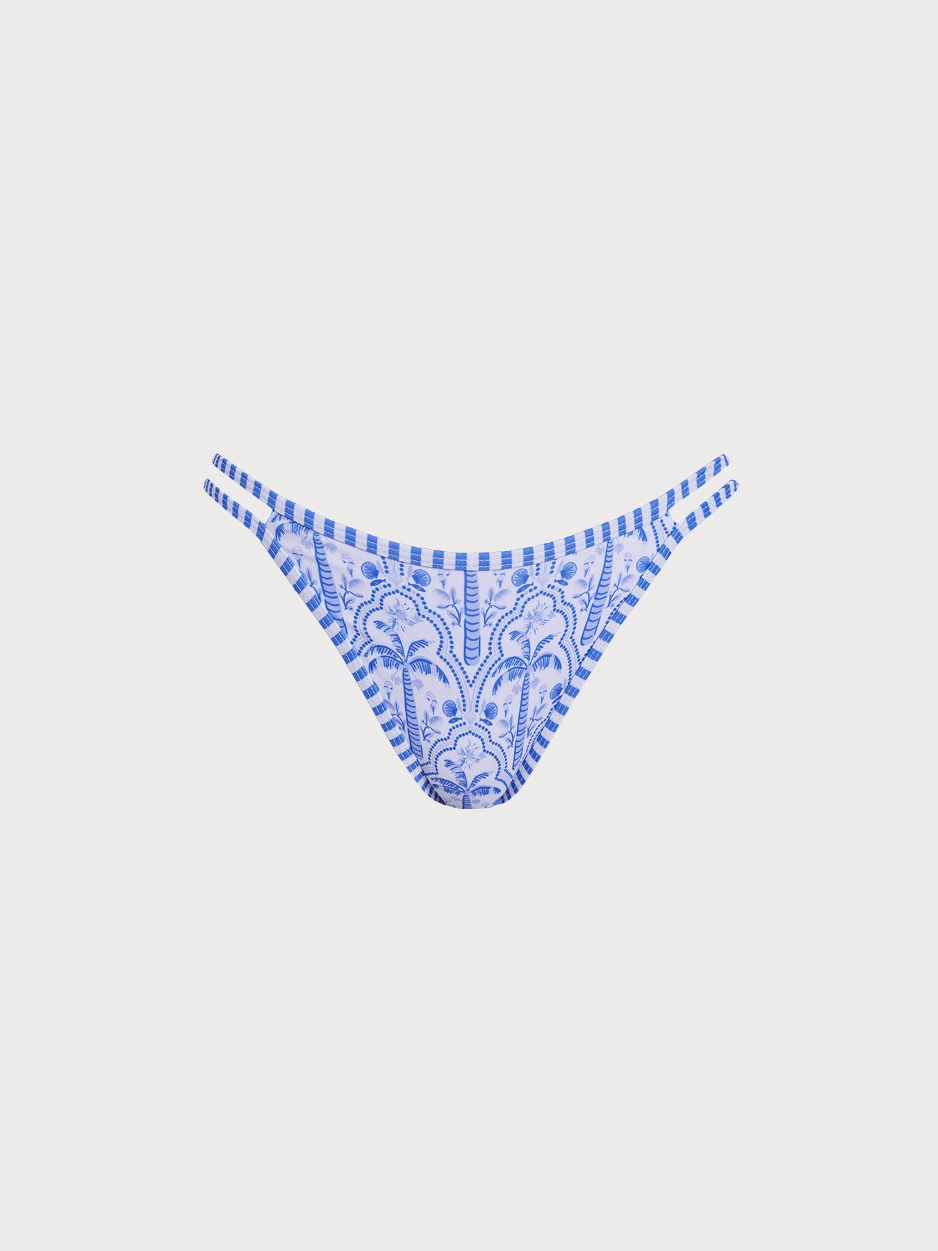Şık Mavi Desenli Bikini Altı - Yaz Modası