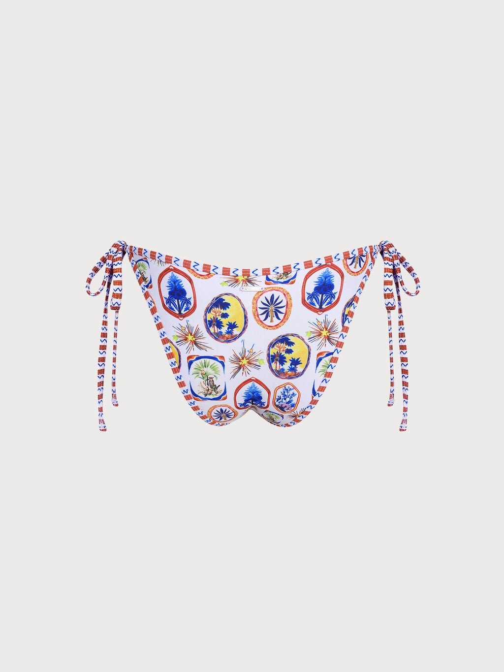 Okyanus Desenli Çoklu Baskı Bikini Altı