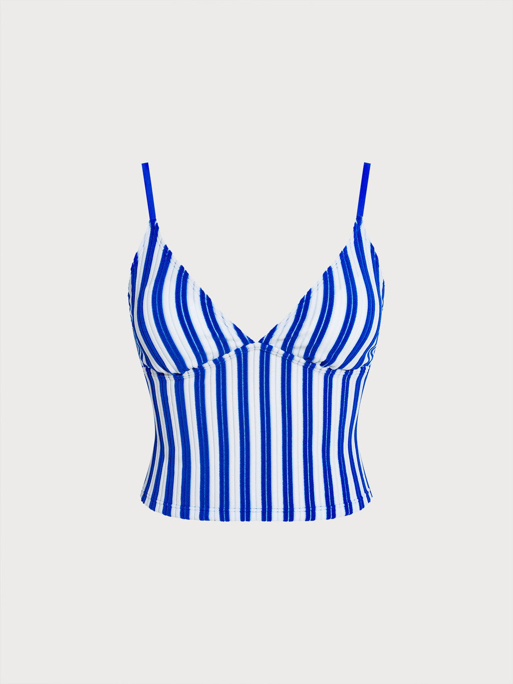 Şık Lacivert Peluş Tankini Üst - Rahat ve Moda