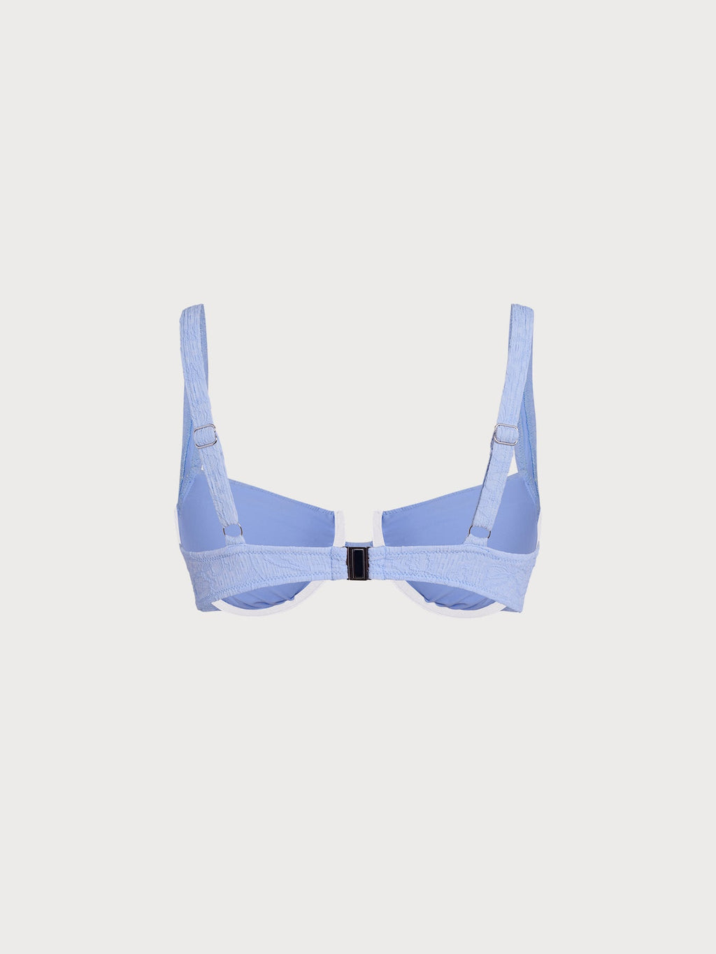 Premium Kıyı Açık Mavi Destekli Bikini Üstü
