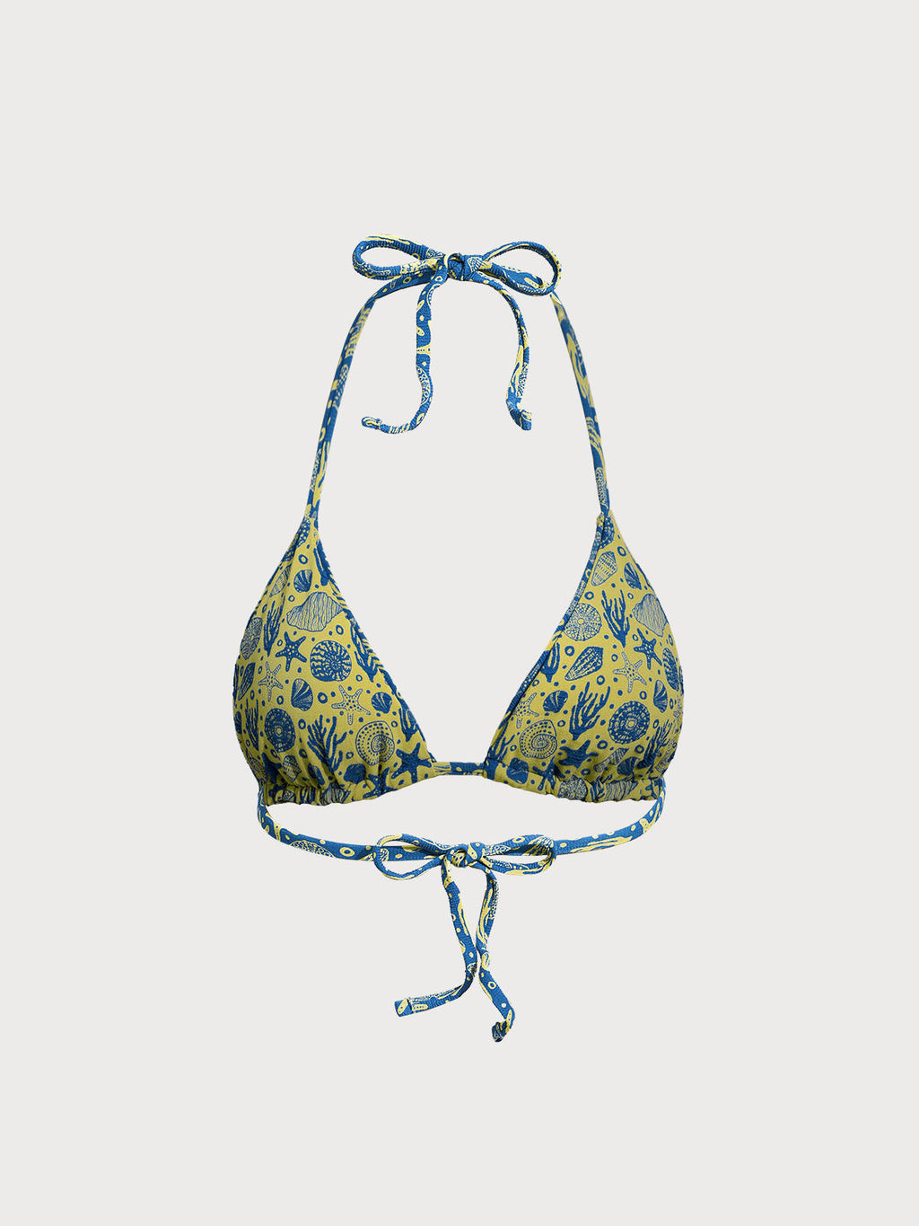Çevirilebilir Mavi Üçgen Bikini Üstü - Şık ve Rahat
