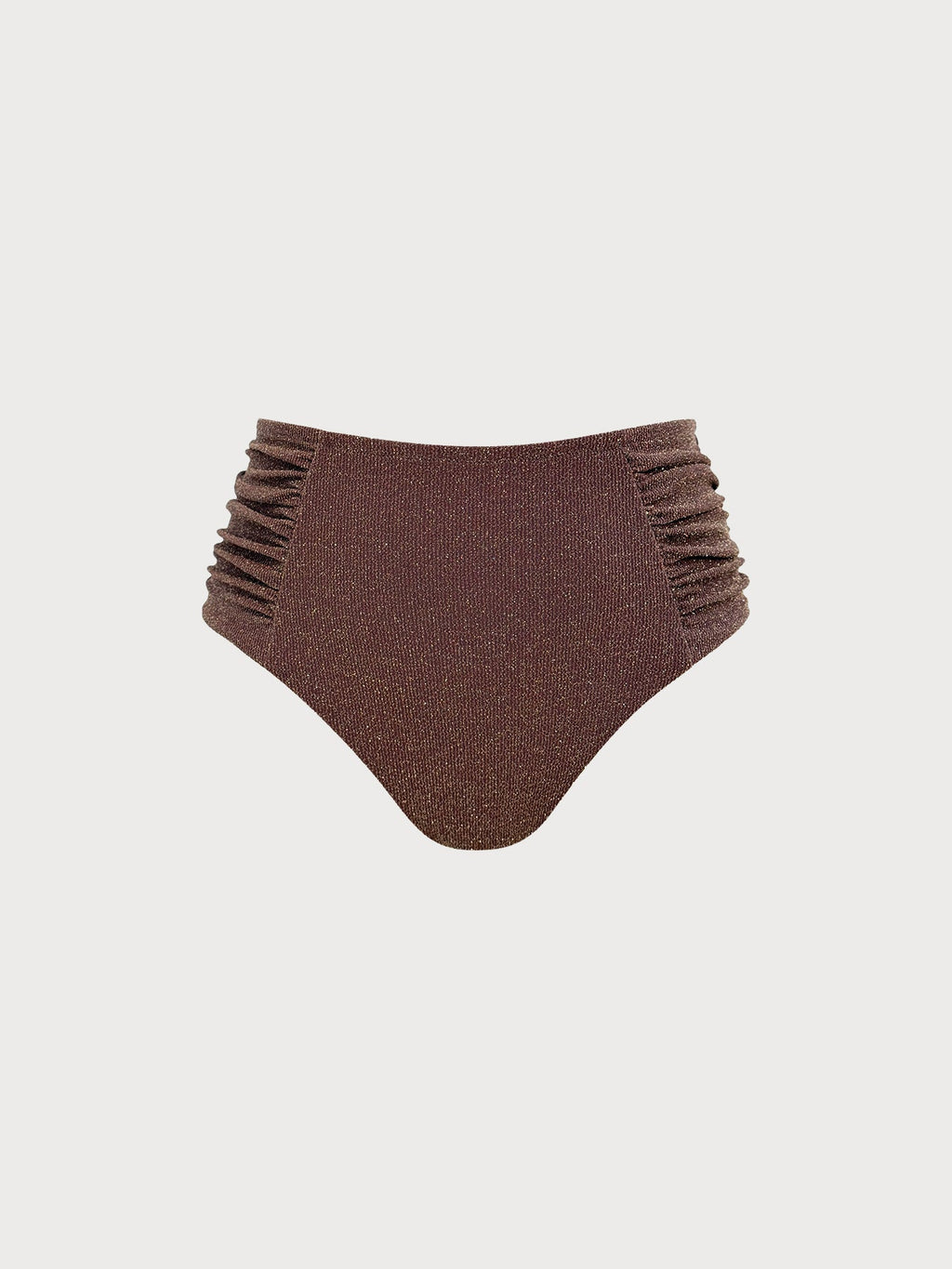 Koyu Kahve Lurex Büyük Beden Bikini Altı - Şık ve Rahat