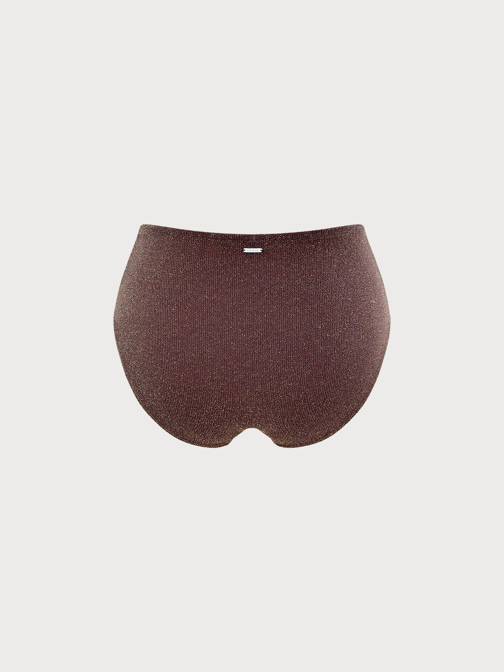 Koyu Kahve Lurex Büyük Beden Bikini Altı - Şık ve Rahat