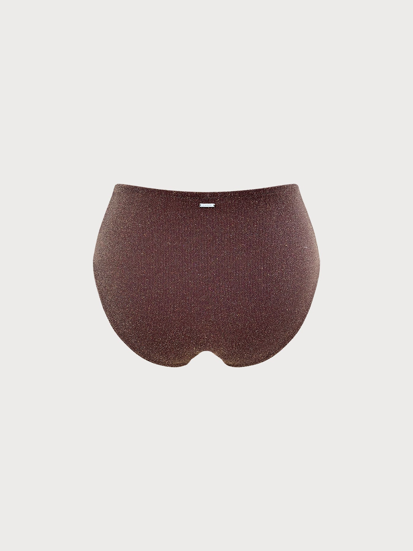 Koyu Kahve Lurex Büyük Beden Bikini Altı - Şık ve Rahat