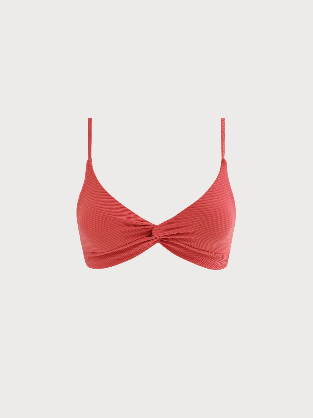 Mercan Kırmızı Dönüşümlü Sırt Açık Bikini Üstü - Şık ve Rahat