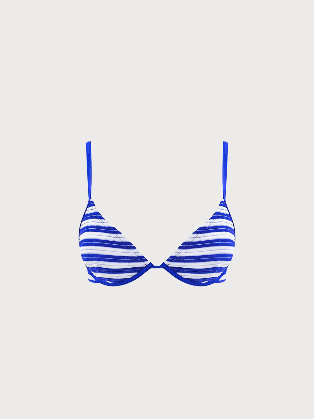 Şık Mavi Peluş Bikini Üstü - Konforlu ve Trendy Tasarım