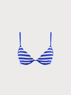 Şık Mavi Peluş Bikini Üstü - Konforlu ve Trendy Tasarım