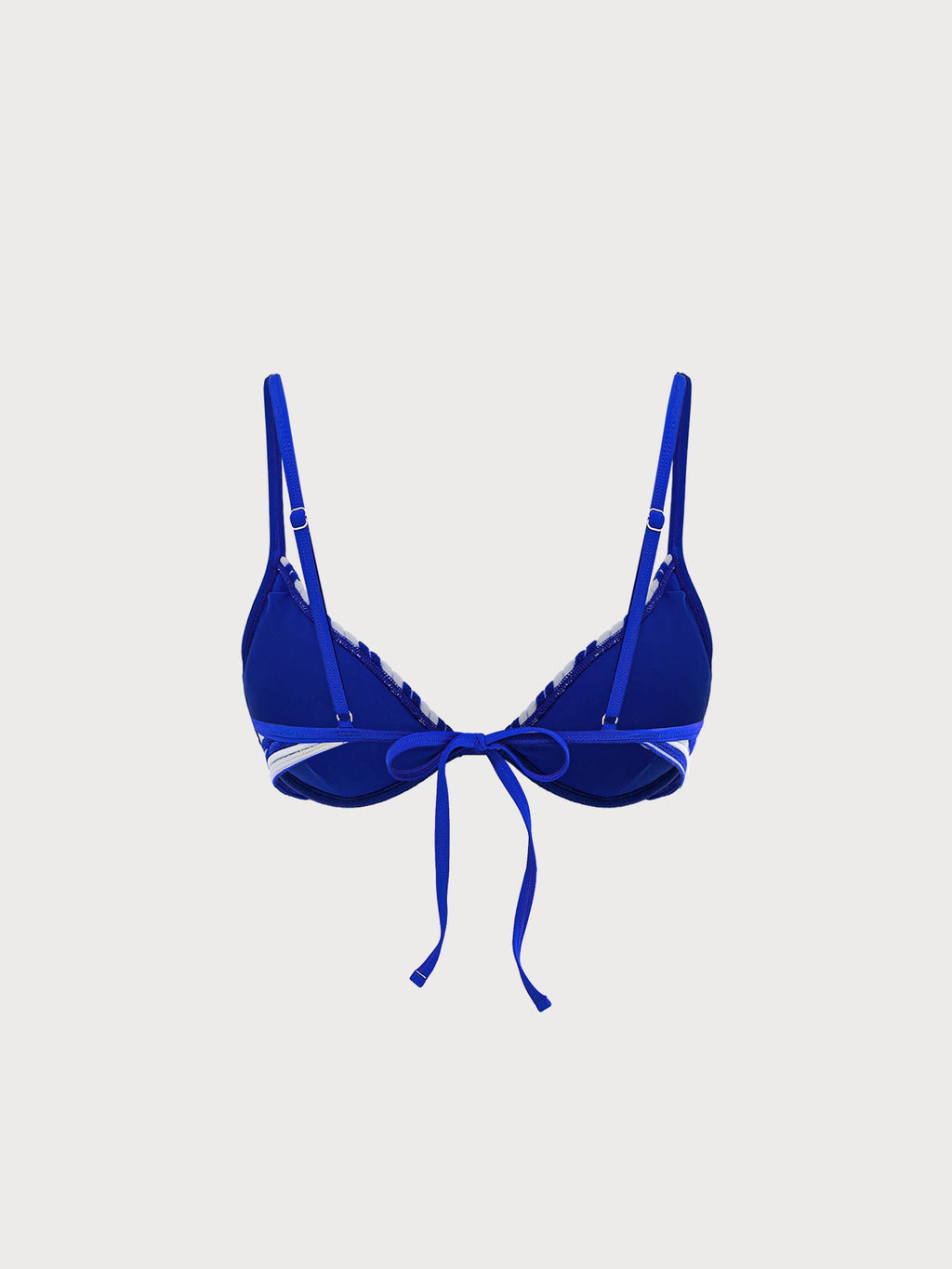 Şık Mavi Peluş Bikini Üstü - Konforlu ve Trendy Tasarım