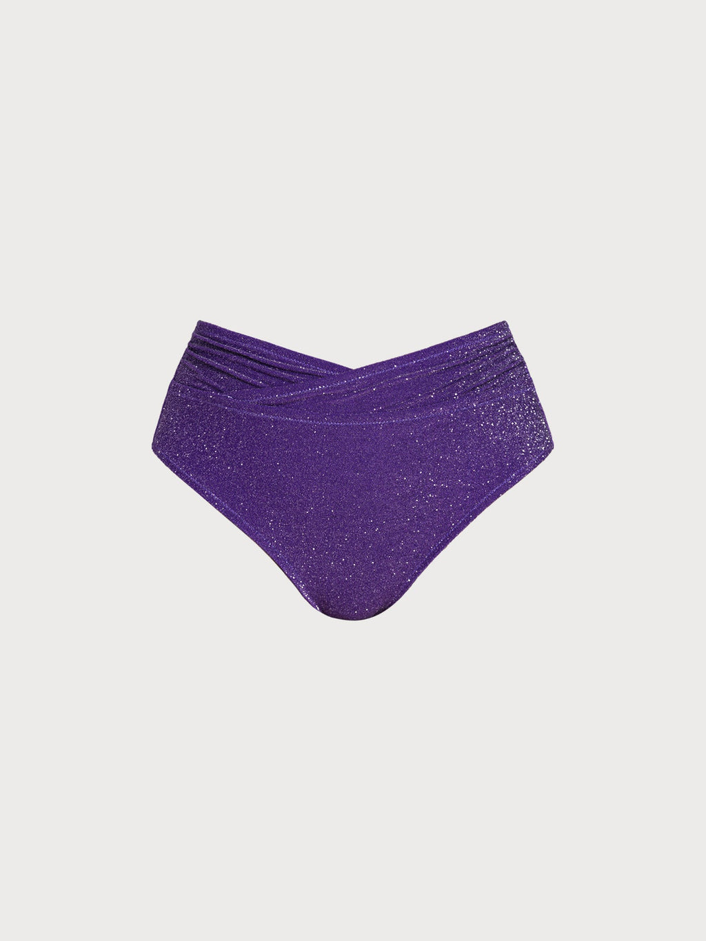 Mor Lurex V Kesim Büyük Beden Bikini Altı - Şık ve Rahat