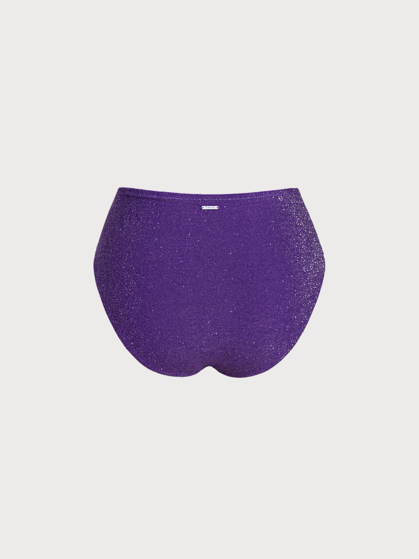 Mor Lurex V Kesim Büyük Beden Bikini Altı - Şık ve Rahat