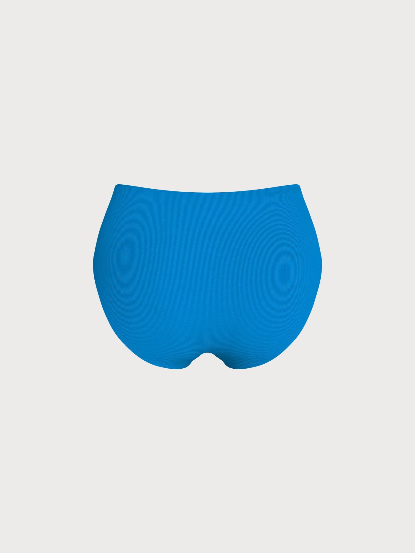 Yüksek Bel Mavi Ters Çevirilebilir Büyük Beden Bikini Altı
