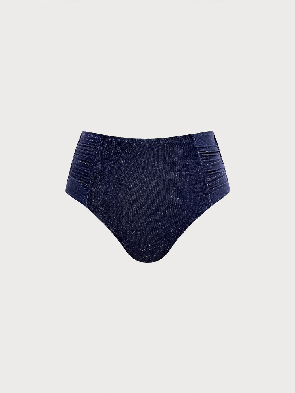 Şık Lacivert Büyük Beden Parlak Bikini Altı
