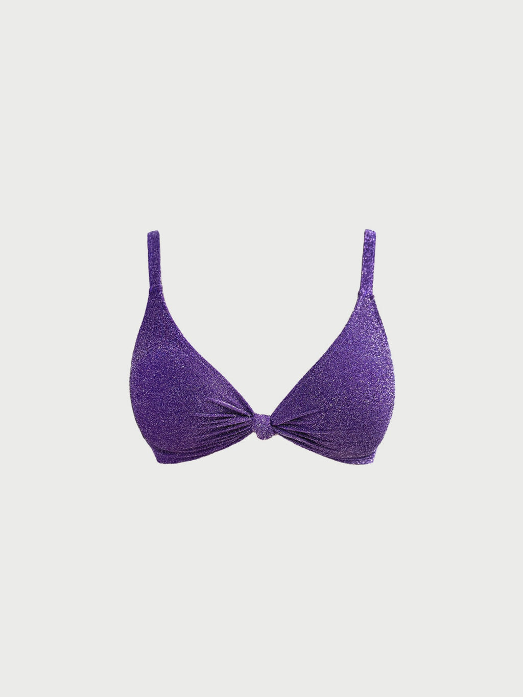 Mor Lurex Büyük Beden Bikini Üstü - Şık ve Rahat