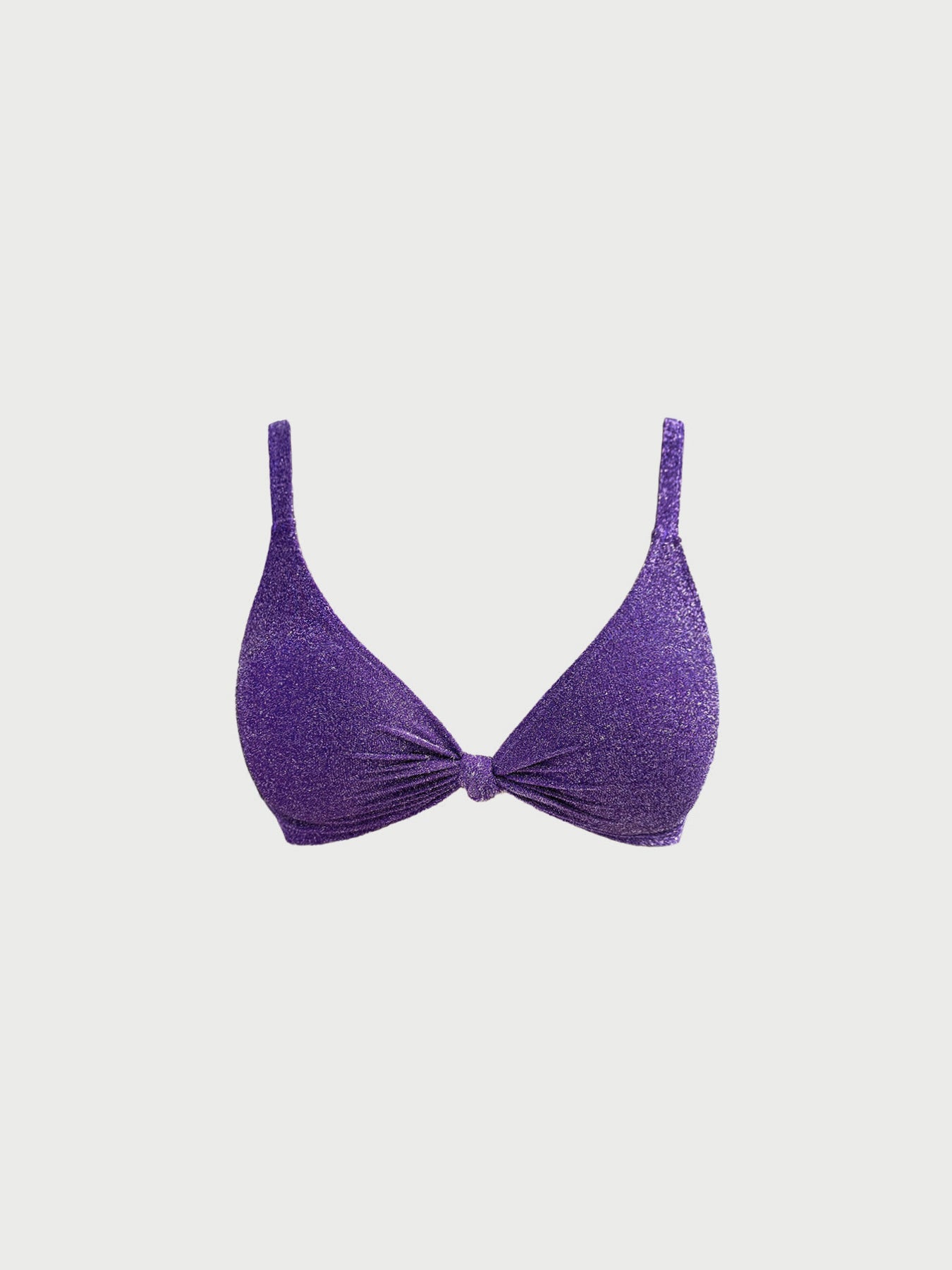 Mor Lurex Büyük Beden Bikini Üstü - Şık ve Rahat
