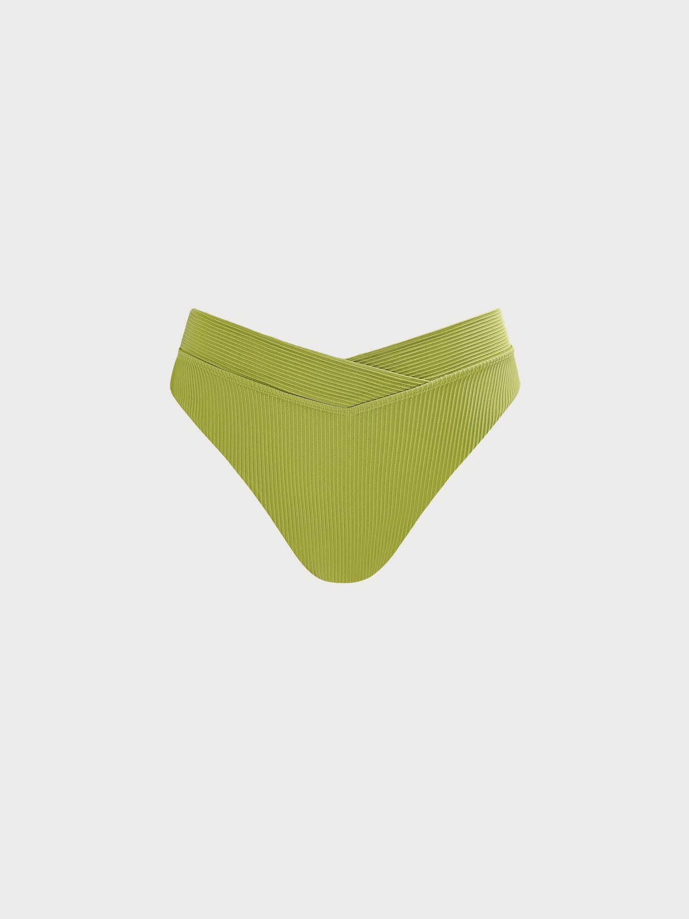 Premium Açık Yeşil Ribana V-Bel Bikini Altı - Şık ve Rahat