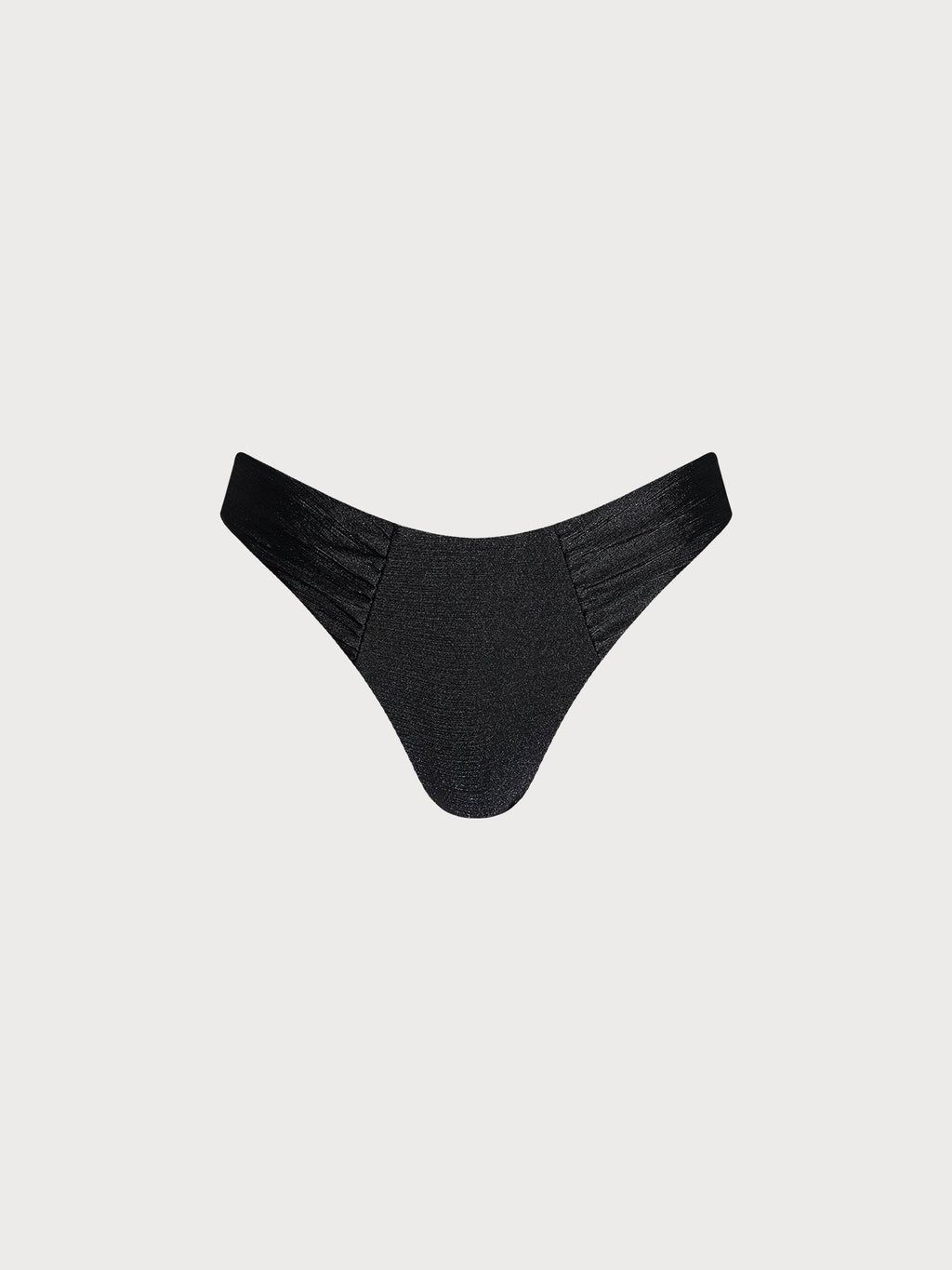 Şık Siyah Plise Bikini Altı - Yaz Modası için İdeal