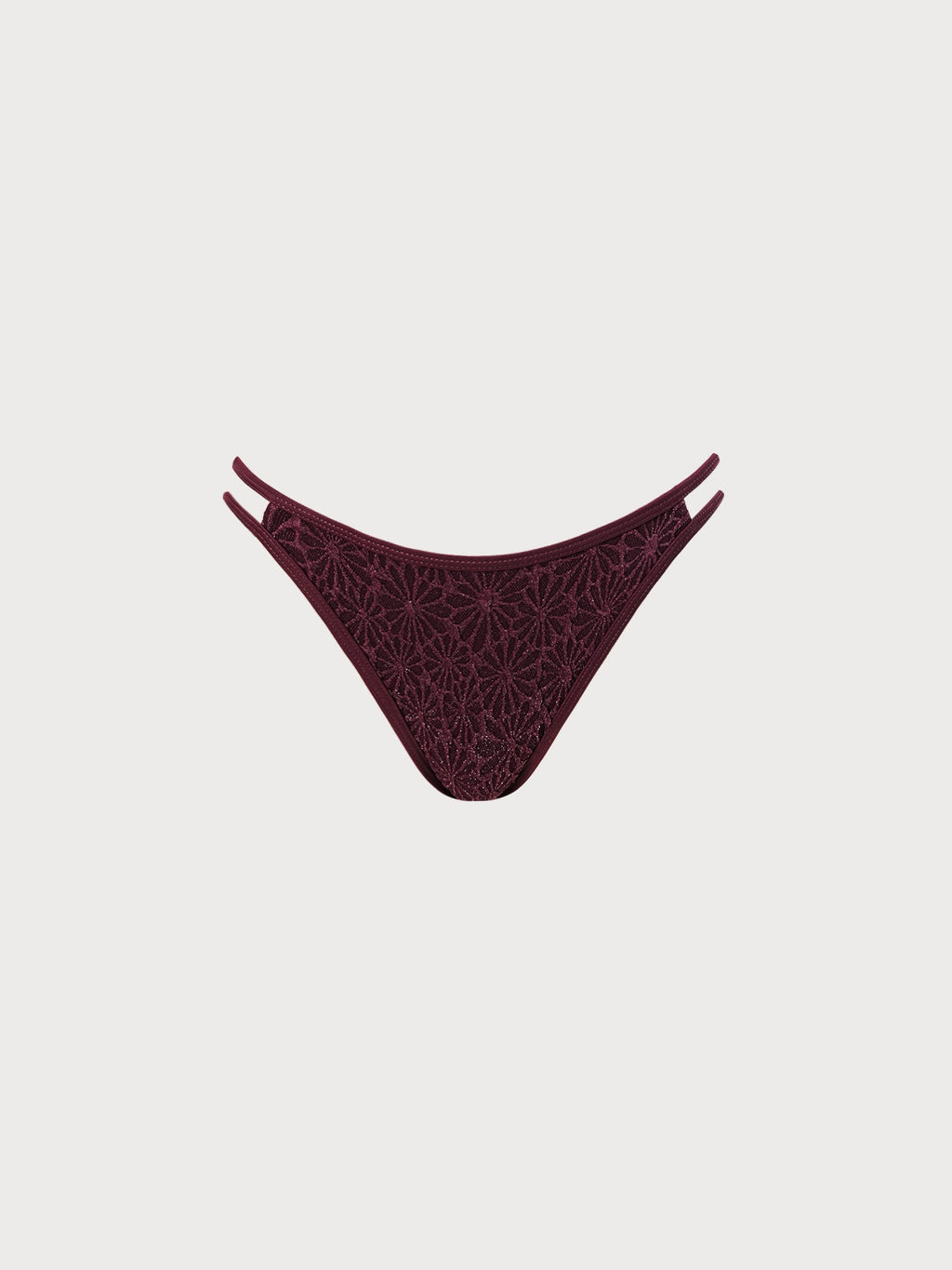 Premium Koyu Kahve Dokulu Bikini Altı - Şık ve Rahat