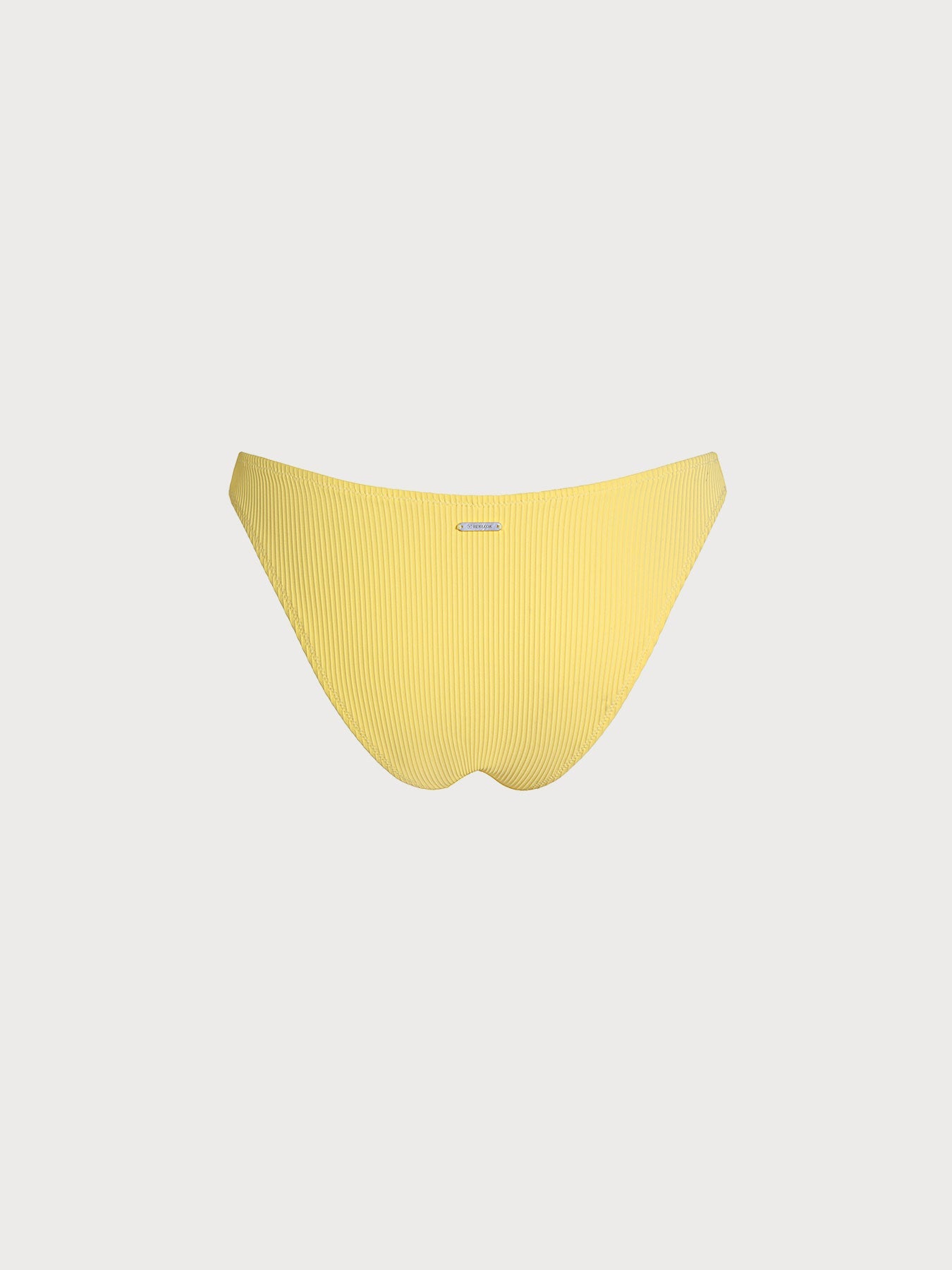 Şık Sarı Ribanalı Bikini Altı - Yaz Modası