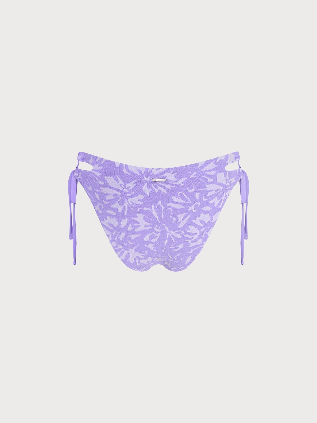 Premium Açık Mor Dokulu Bağcıklı Bikini Altı - Şıklığı Yakalayın