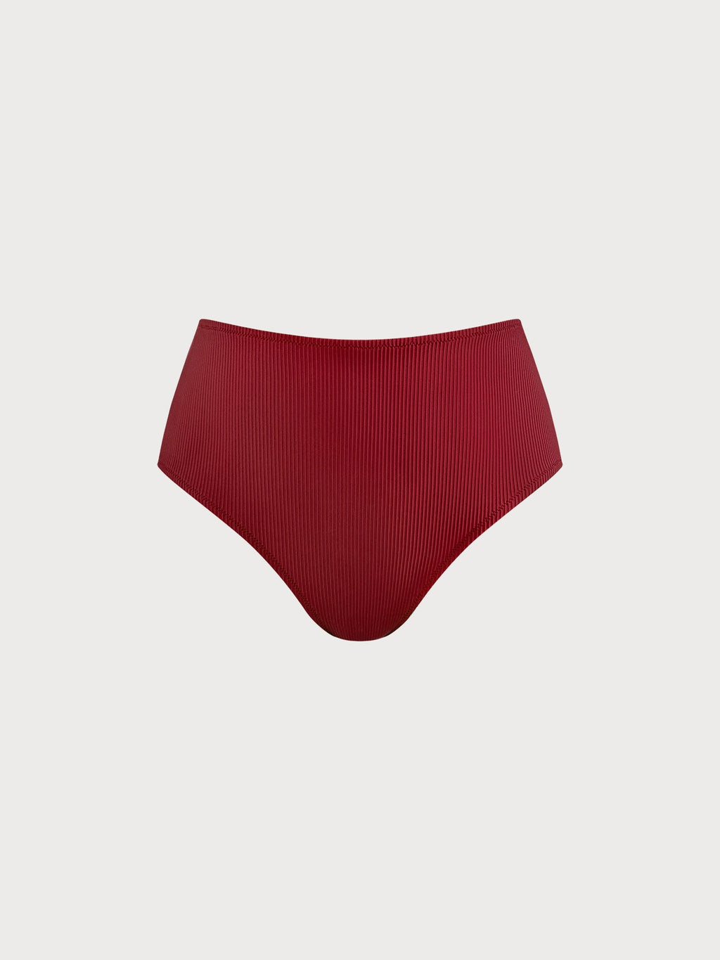 Şarap Renkli Ribanalı Büyük Beden Bikini Altı