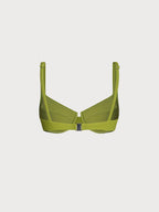 Premium Açık Yeşil Tel Destekli Bikini Üstü - Şıklık ve Konfor