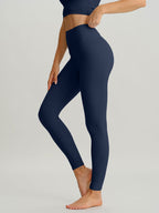 Premium Lacivert Kesik Legging - 24 İnç Konfor ve Şıklık