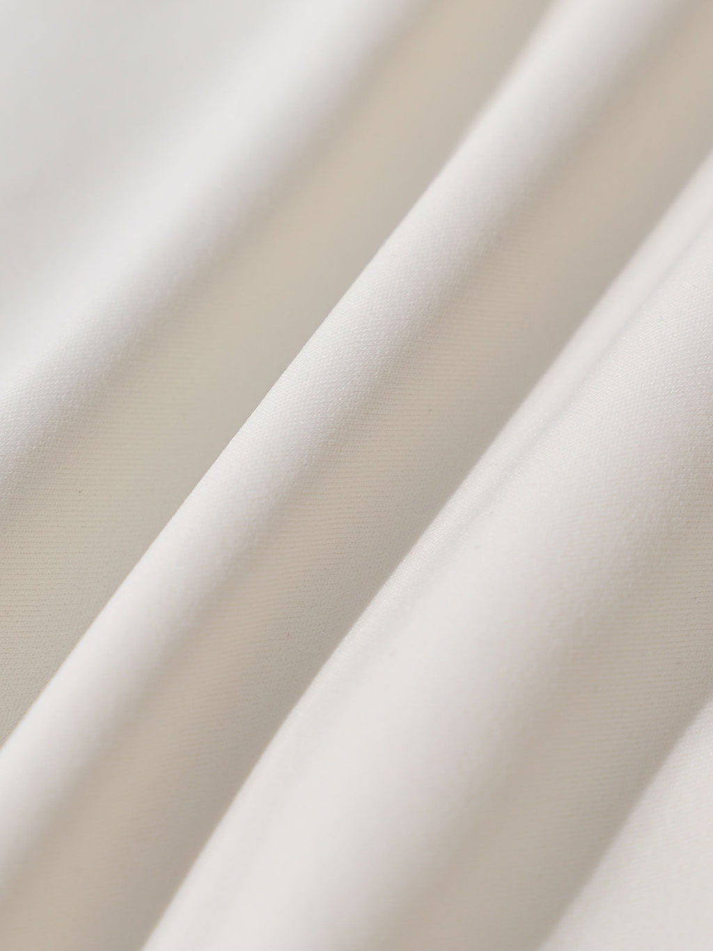 Off White V-Yaka Kesik Karın Kontrol Mayo - Şık Tek Parça