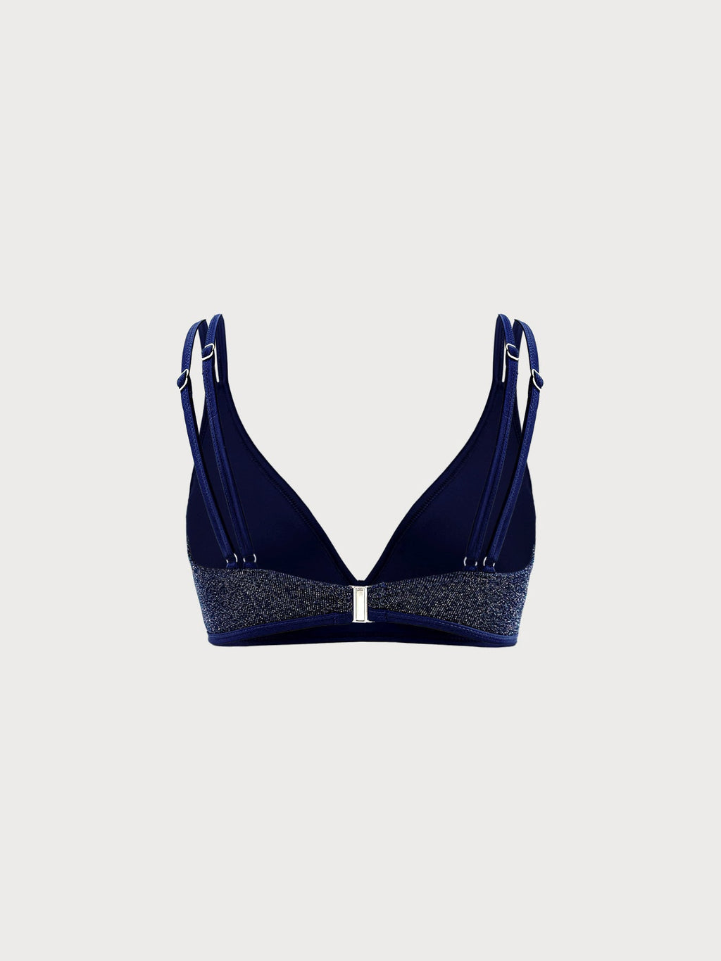 Mavi Lurex Büyük Beden Bikini Üstü - Şık ve Rahat Seçim