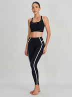 Premium Siyah I-Back Spor Sütyeni - Hafif Destekli