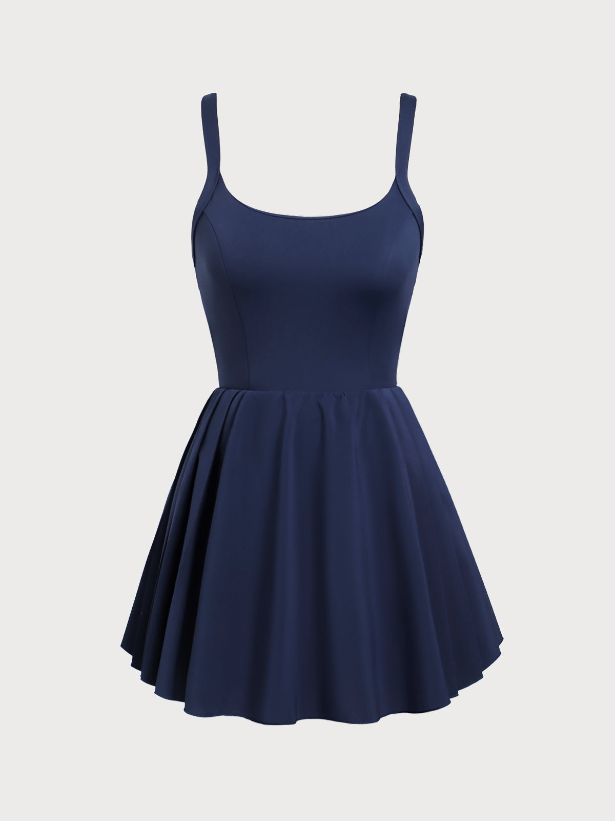 Kadın Lacivert Scoop Yaka Tenis Etek - Şık ve Rahat