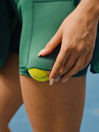 Yeşil Plise A-Line Tenis Etek - Şık ve Rahat Spor Modası