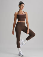 Premium Kahve Renkli Çapraz Sırt Atlet - Şıklık ve Rahatlık