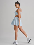 Yazlık Açık Mavi File Spor Elbise - Rahat ve Hafif Destek