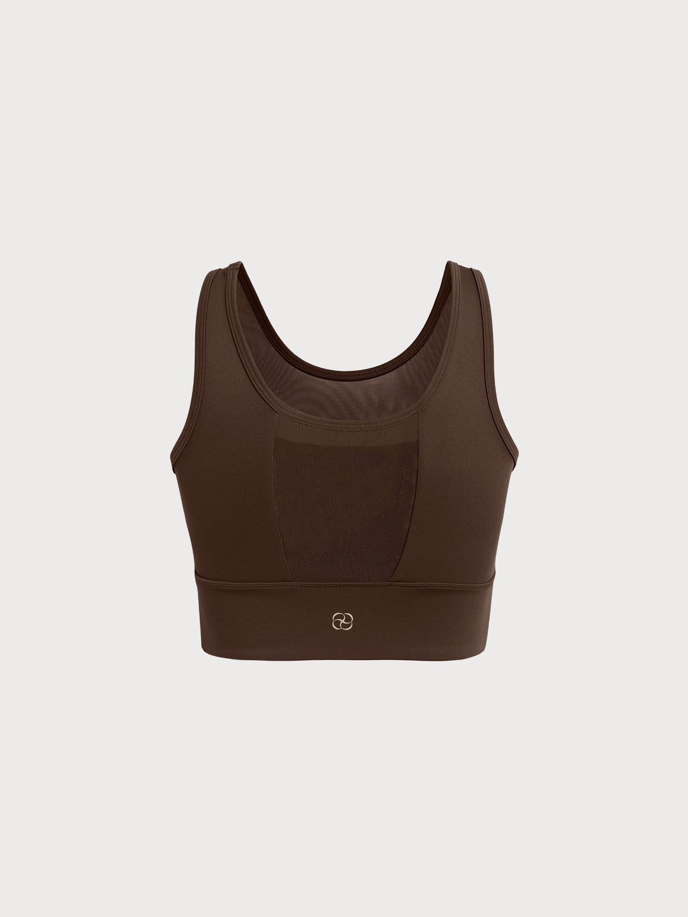 Kahve Renkli Destekli Ön Tank Top - Şık ve Rahat
