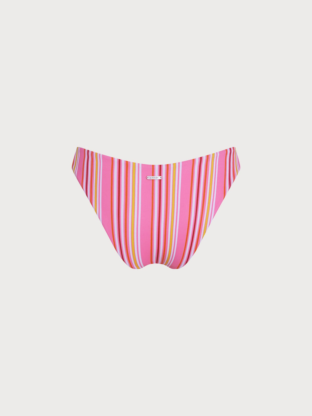 Kadın Pembe Çizgili Yan Düğüm Bikini Altı - Şık ve Rahat