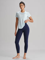 Premium Açık Mavi File Raglan Kol Tişört