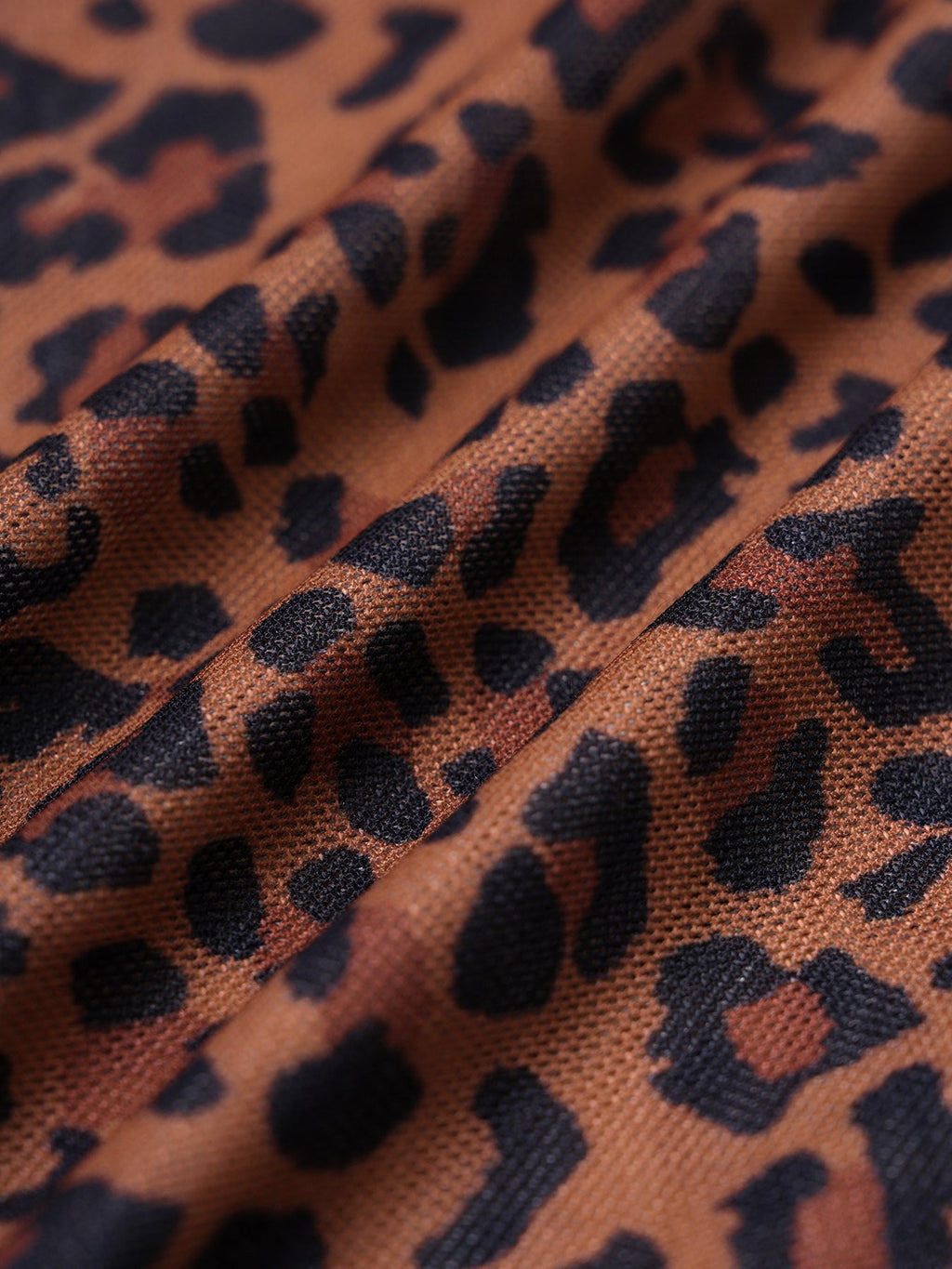 Şık Leopar Desenli Kadın Bluz - Trendy Moda Üst