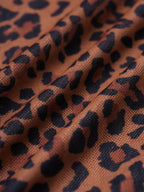 Şık Leopar Desenli Kadın Bluz - Trendy Moda Üst