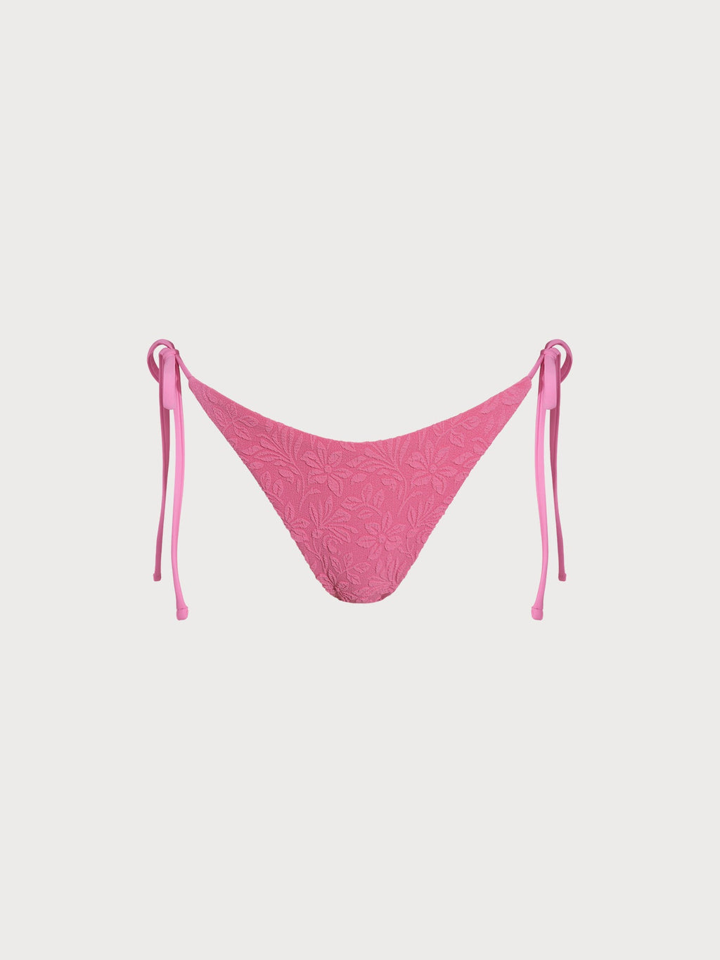 Premium Pembe Çiçekli Jakarlı Bikini Altı - Şıklığın Adresi