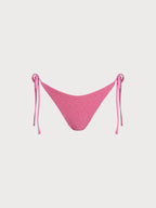Premium Pembe Çiçekli Jakarlı Bikini Altı - Şıklığın Adresi
