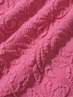 Premium Pembe Çiçekli Jakarlı Bikini Altı - Şıklık ve Konfor