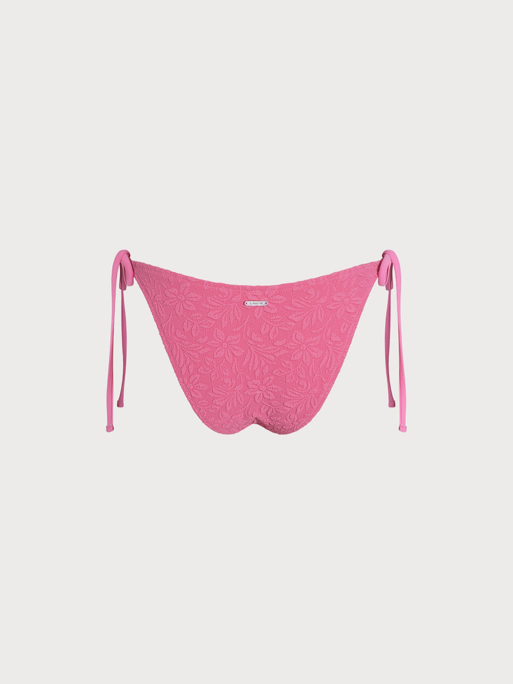 Premium Pembe Çiçekli Jakarlı Bikini Altı - Şıklığın Adresi
