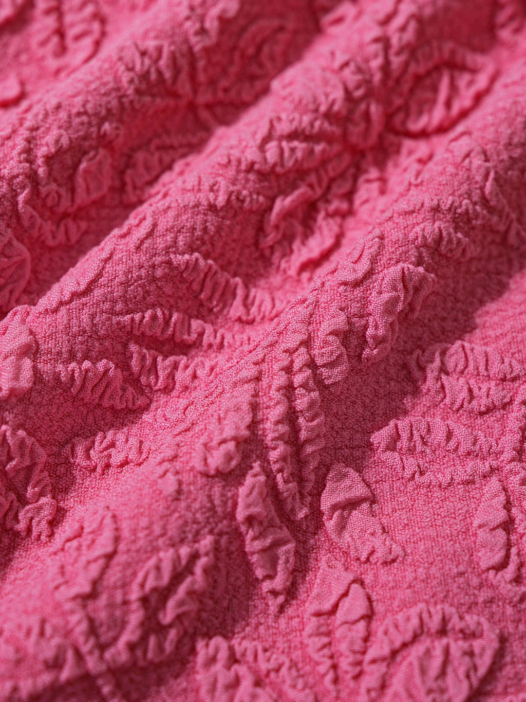 Premium Pembe Jakarlı Desteksiz Üçgen Bikini Üstü